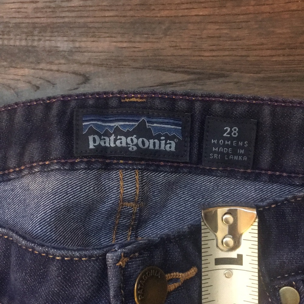 Patagonia Straight Leg Dark Wash Jeans View 4